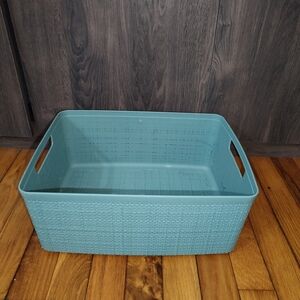Teal Storage Basket 3qt.